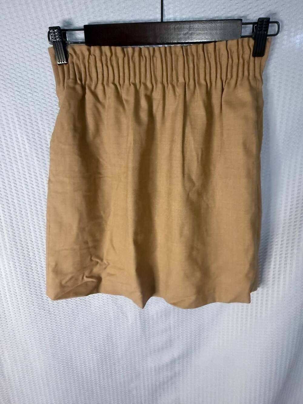 J.Crew Tan Elastic Waist Mini Skirt Size 00